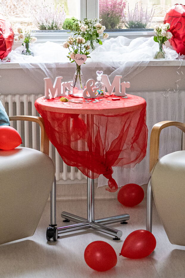 Hochzeit auf der Palliativstation