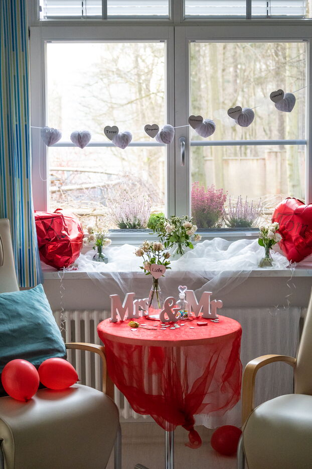 Hochzeit auf der Palliativstation